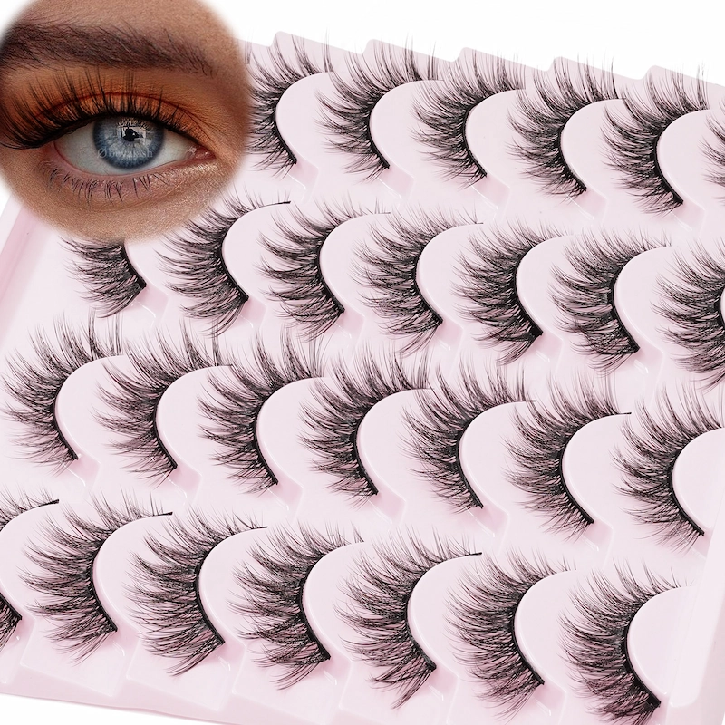 Obeya Natural Style 3D Fluffy Strip False Lashes Length 6-14mm Customized Package